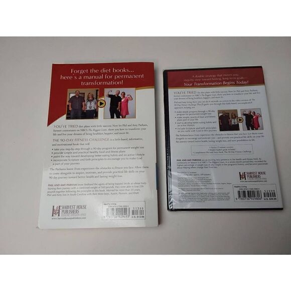 90 Day Fitness Challenge Biggest Loser Book and DVD - Picture 3 of 5
